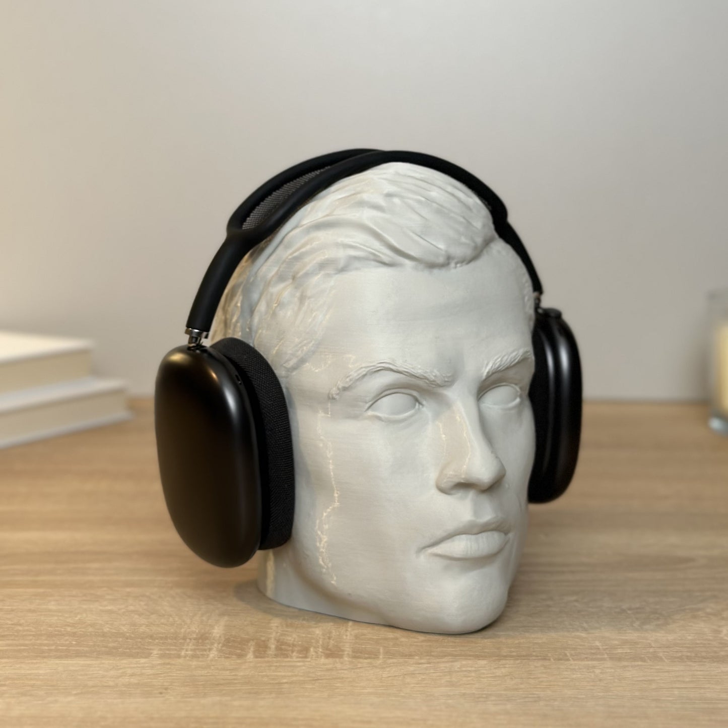 Cristiano Ronaldo headphone stand